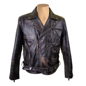 ArnoldSchwarzeneggerTerminator2DistressedBikerLeatherJacket-1