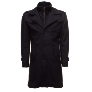 BlackWool3-4lengthtrenchcoat-1
